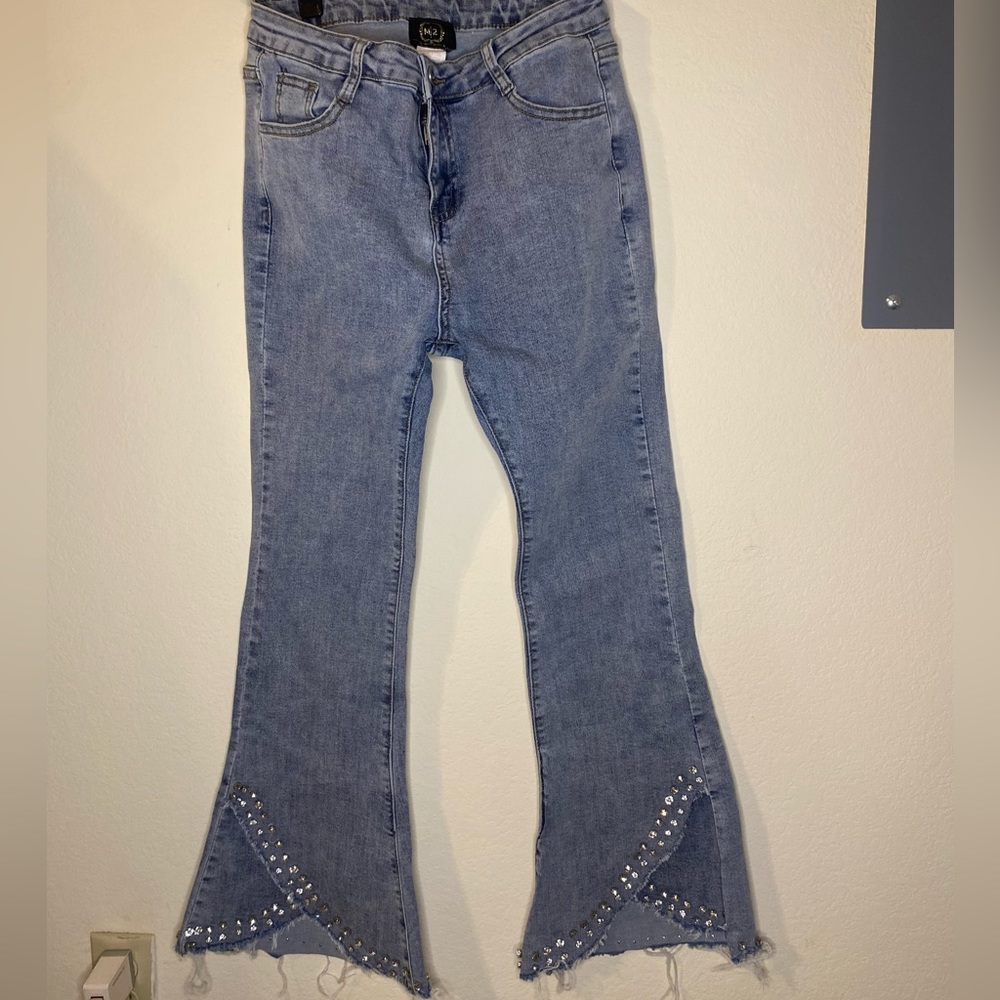 Sparkle bottom jeans